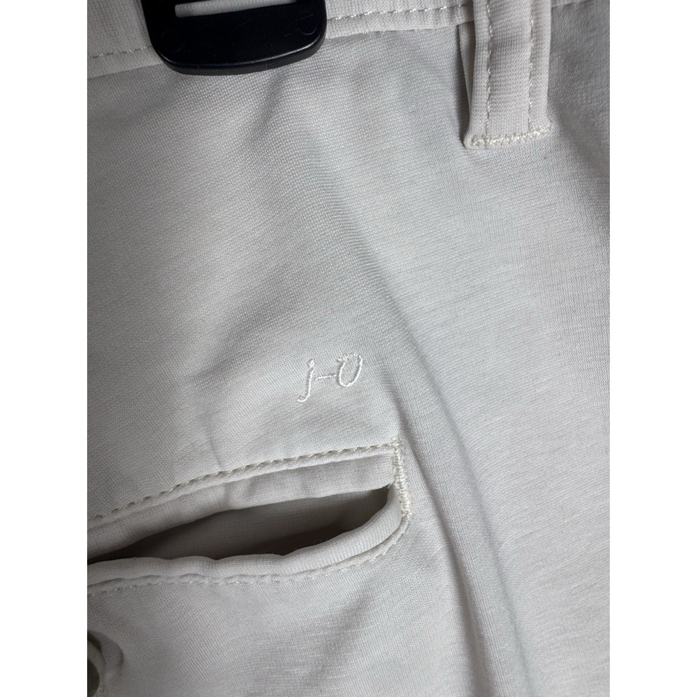 Johnnie-O Shorts Mens 38 Beige Khaki Performance Golf Casual Stretch Flat Front - Picture 4 of 6